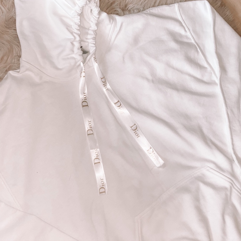 Dior ribboned hoodie. Can be any color and size.